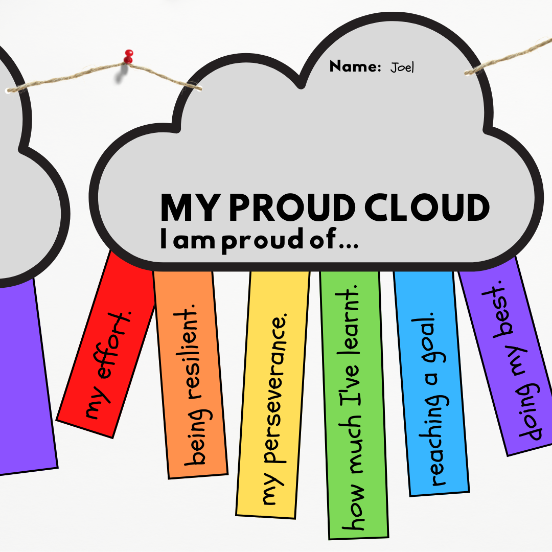 Proud Cloud - Reflection Resource - Gifted and Talented Teacher
