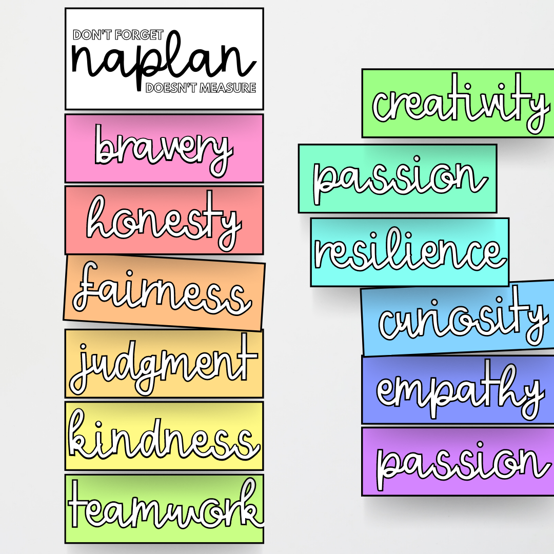 NAPLAN Doesn't Measure... - Gifted and Talented Teacher