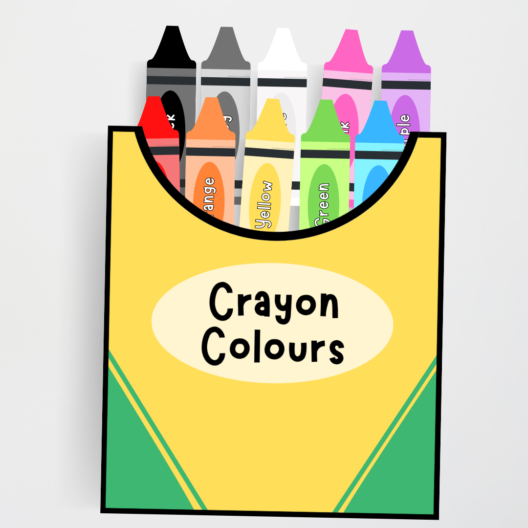 Crayon Colours Display - Rainbow Classroom Decor - Teacher Resources & Classroom Decor
