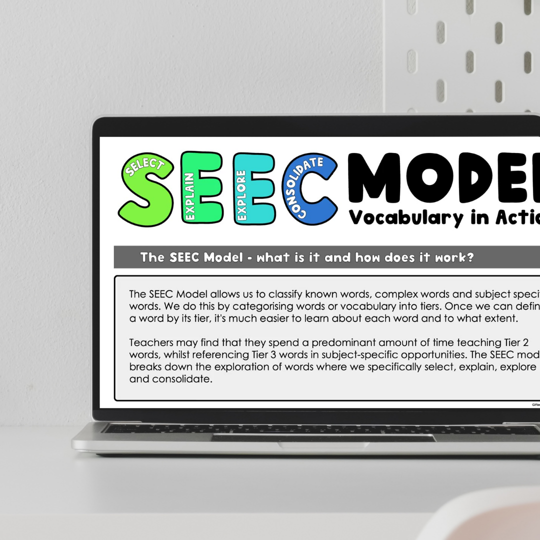 SEEC Model Bundle | Vocabulary - Teacher Resources & Classroom Decor