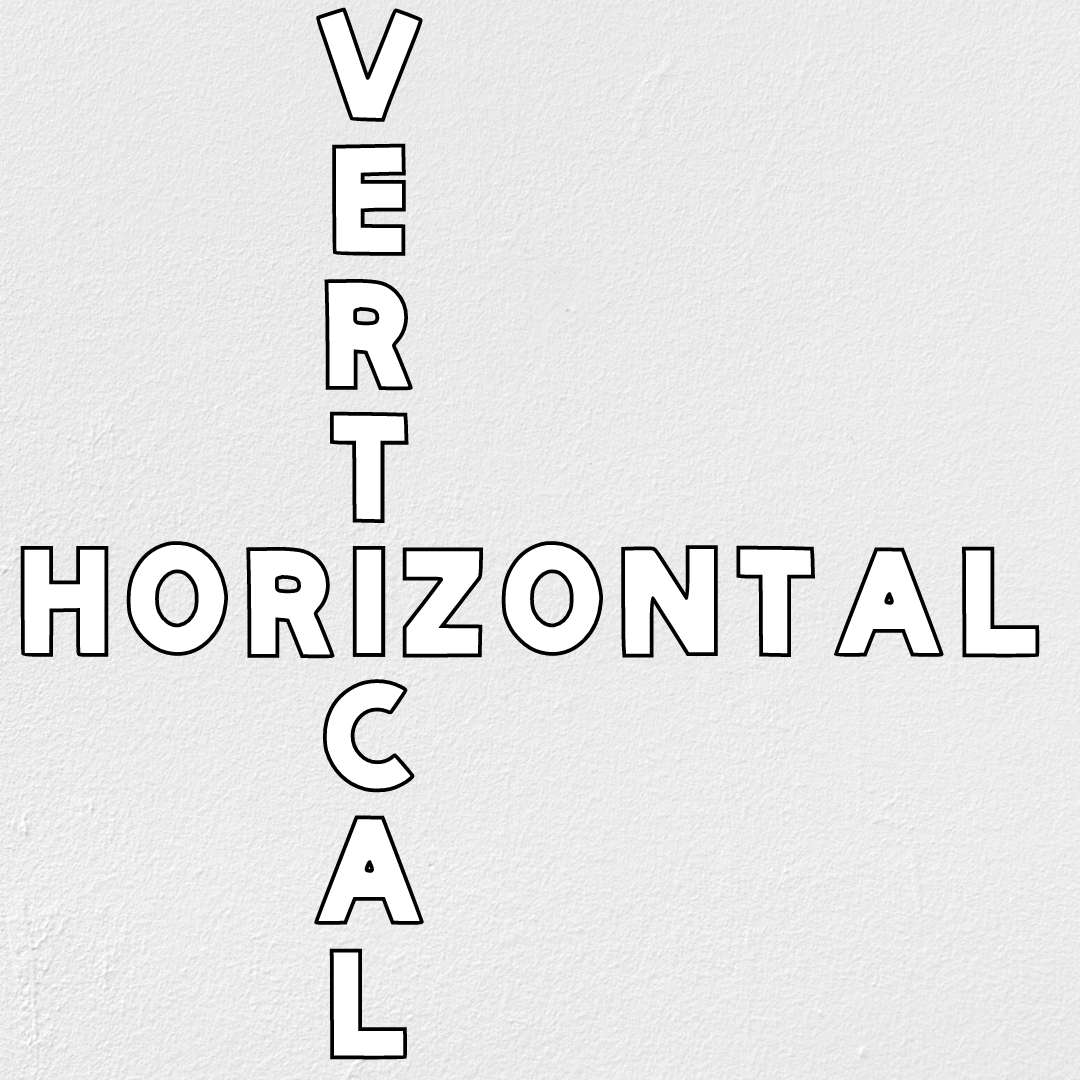 Horizontal + Vertical Lettering - Gifted and Talented Teacher