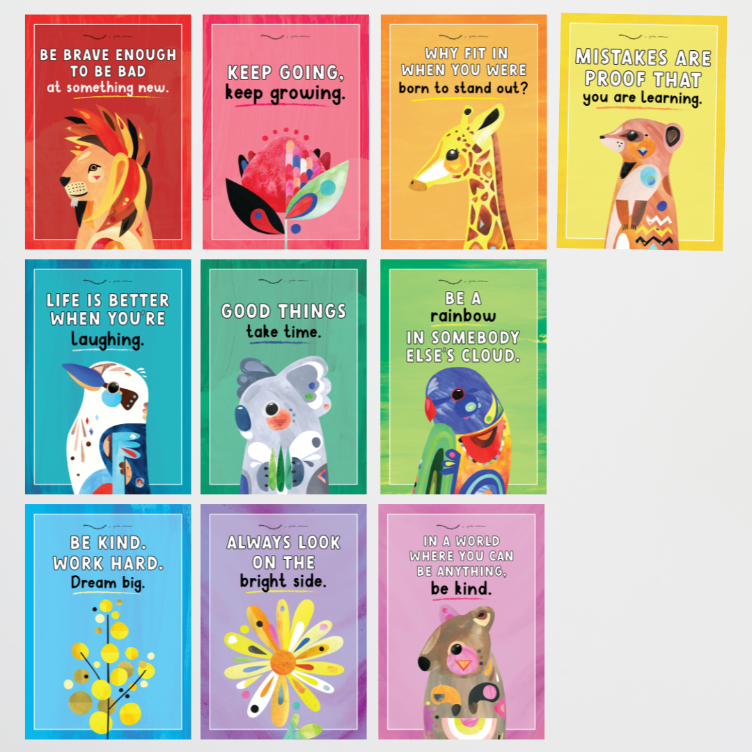 Pete Cromer: Quote Posters - Australian Fauna and Flora Collection