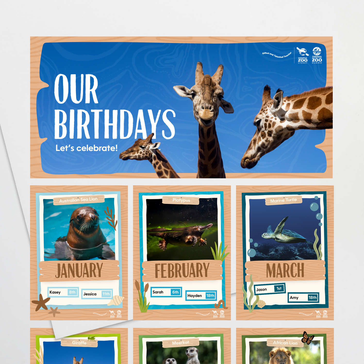 x Taronga Zoo: Zoo-themed Classroom Decor and Teaching Resources