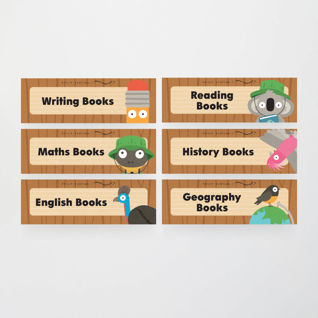 x Philip Bunting - Back to School Classroom Decor (Upper Grades) Bundle