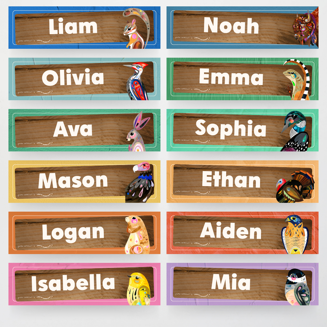 Tote Tray Labels - North America Classroom Decor - Teacher Resources & Classroom Decor
