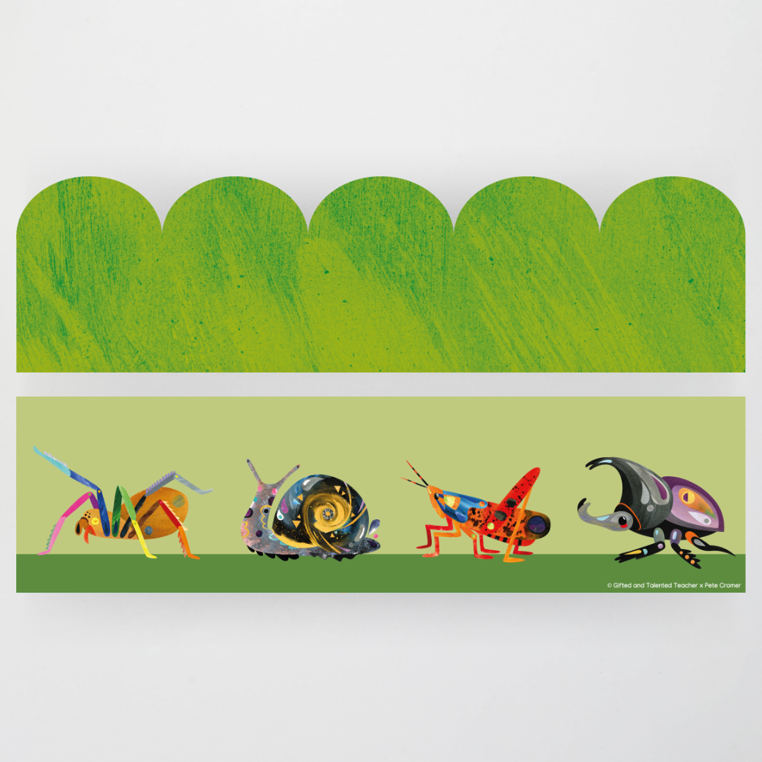 Pete Cromer: 'On the Move' Insects Border Set - Insect Life Classroom Decor