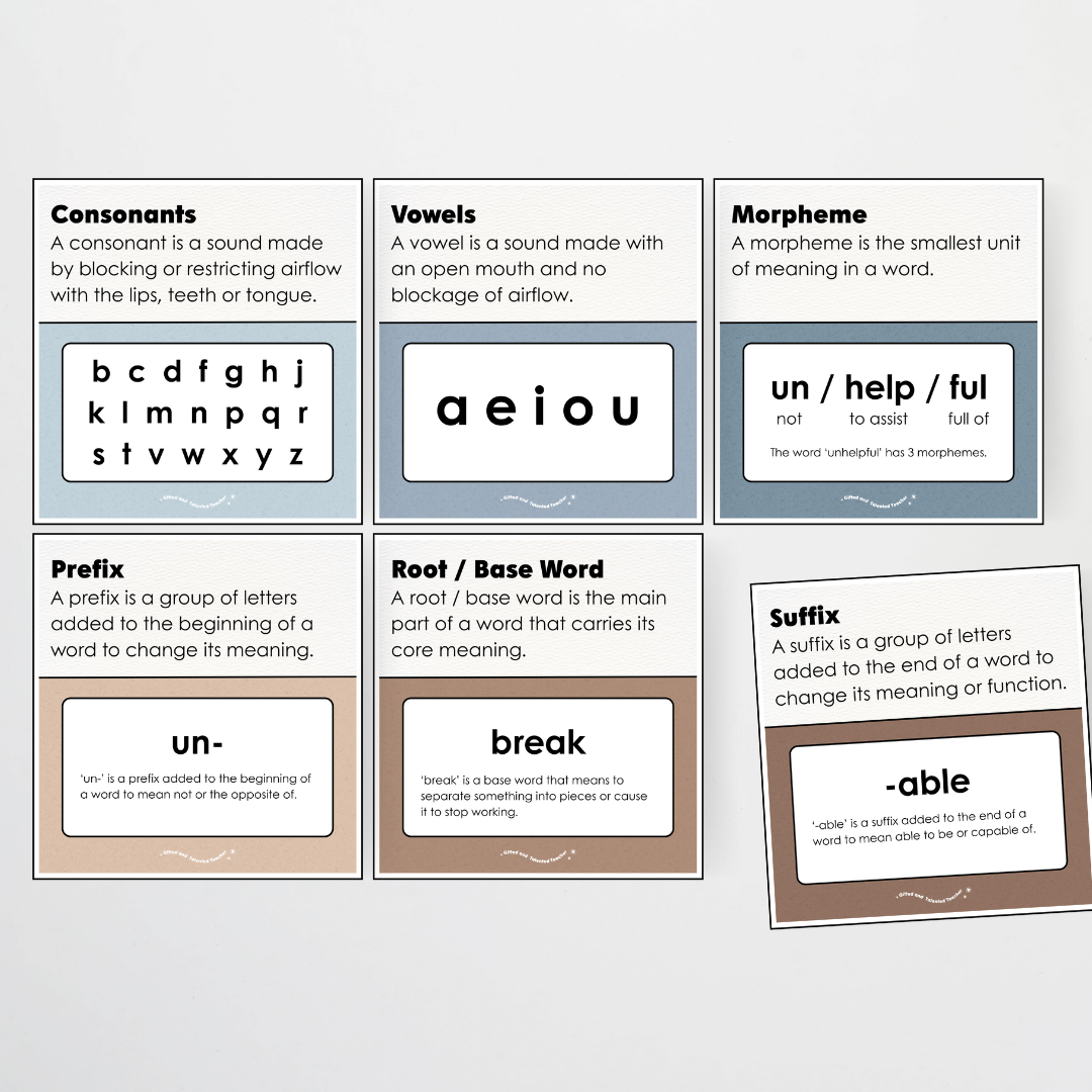 Word Study Phonics and Morphology Display - Little Circus Classroom Decor - Teacher Resources & Classroom Decor