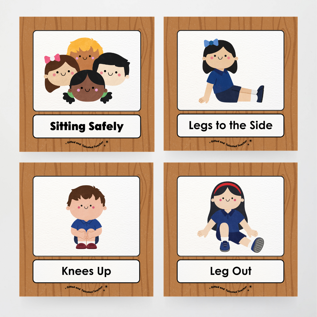 Inclusive Sitting Positions Editable Classroom Display - Back To School Classroom Decor - Teacher Resources & Classroom Decor
