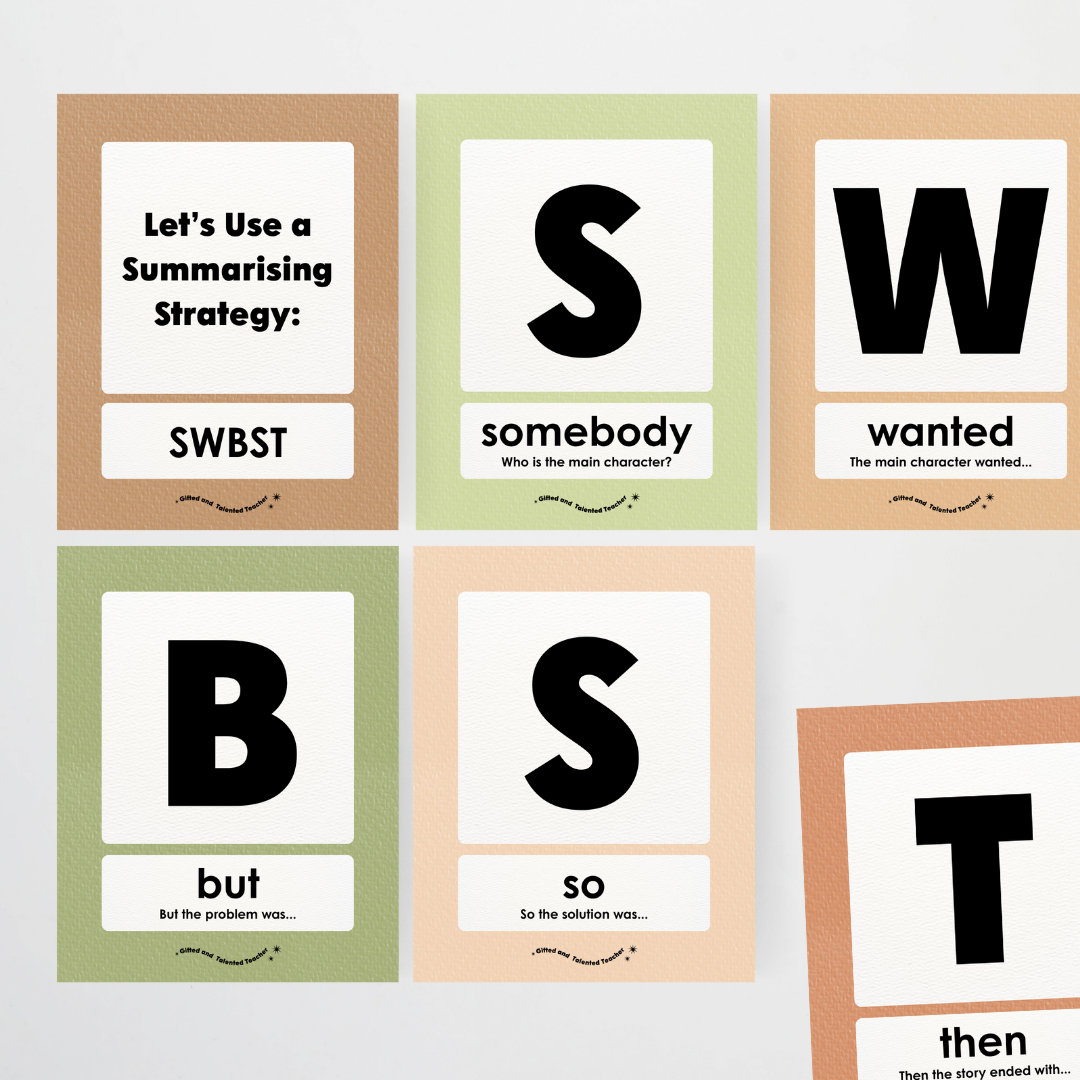 English and Literacy Posters Bundle - Woodland Classroom Decor