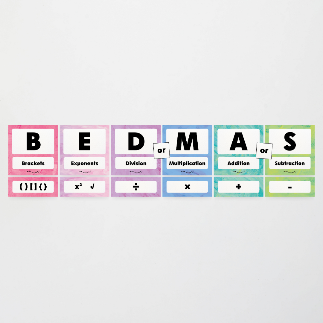 BEDMAS Order of Operations - Sea Life Classroom Decor - Teacher Resources & Classroom Decor