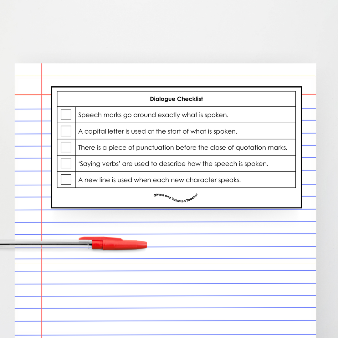 Dialogue Checklist - Self Assessment