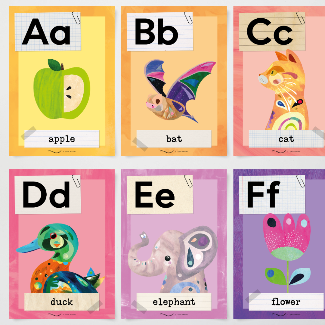 Pete Cromer: Lower Grades Alphabet Posters - Insect Life Classroom Decor