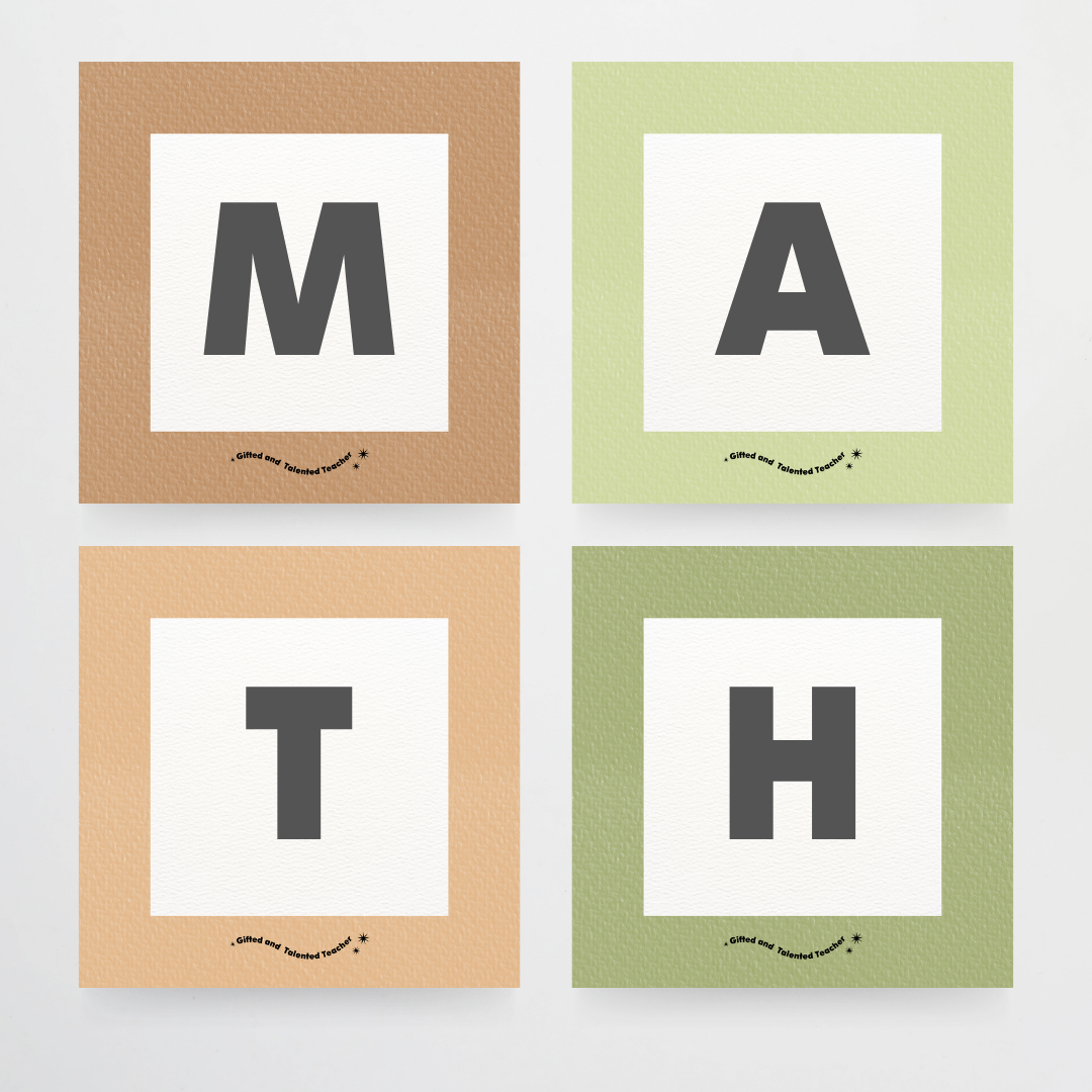 Square Tiles - Woodland Classroom Decor