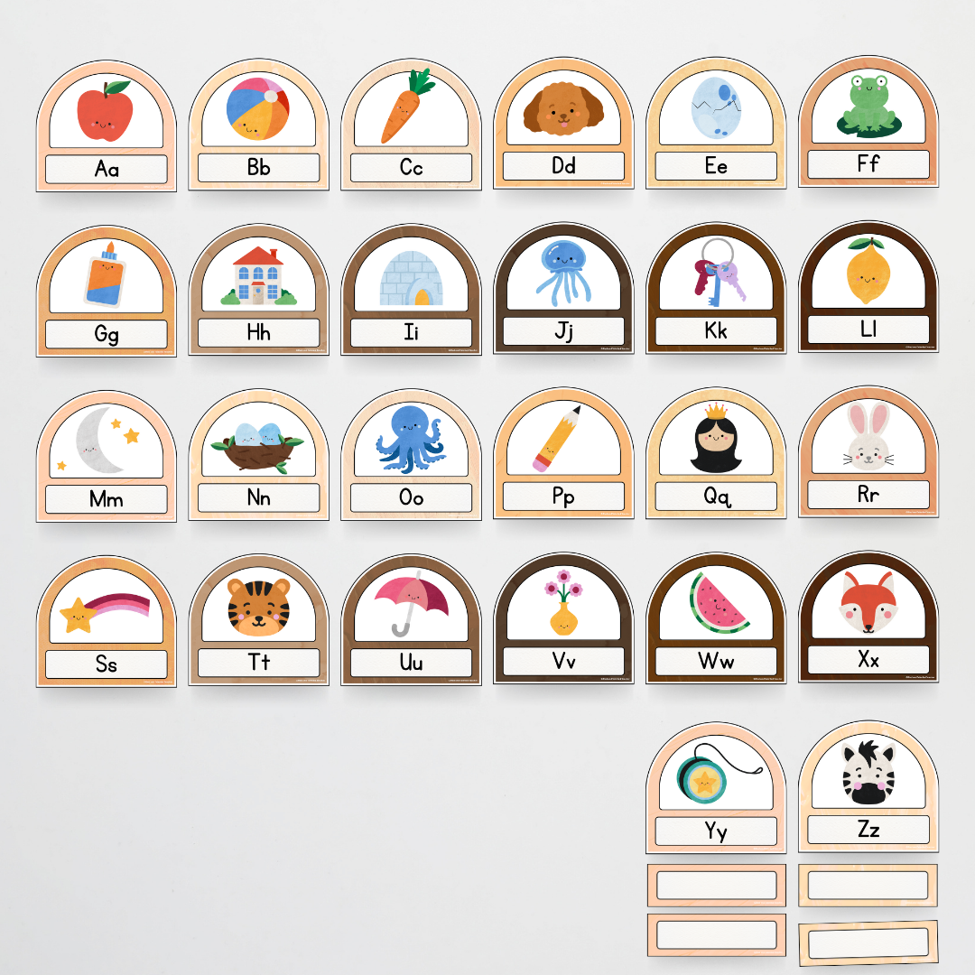 Word Wall Classroom Display - Neutral Classroom Decor