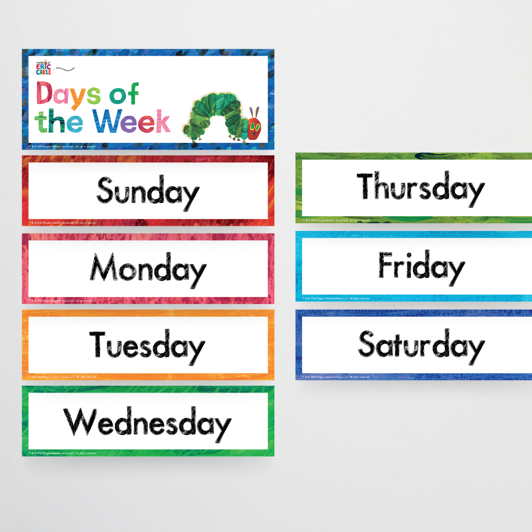 Days of the Week and Months of the Year - The Very Hungry Caterpillar™