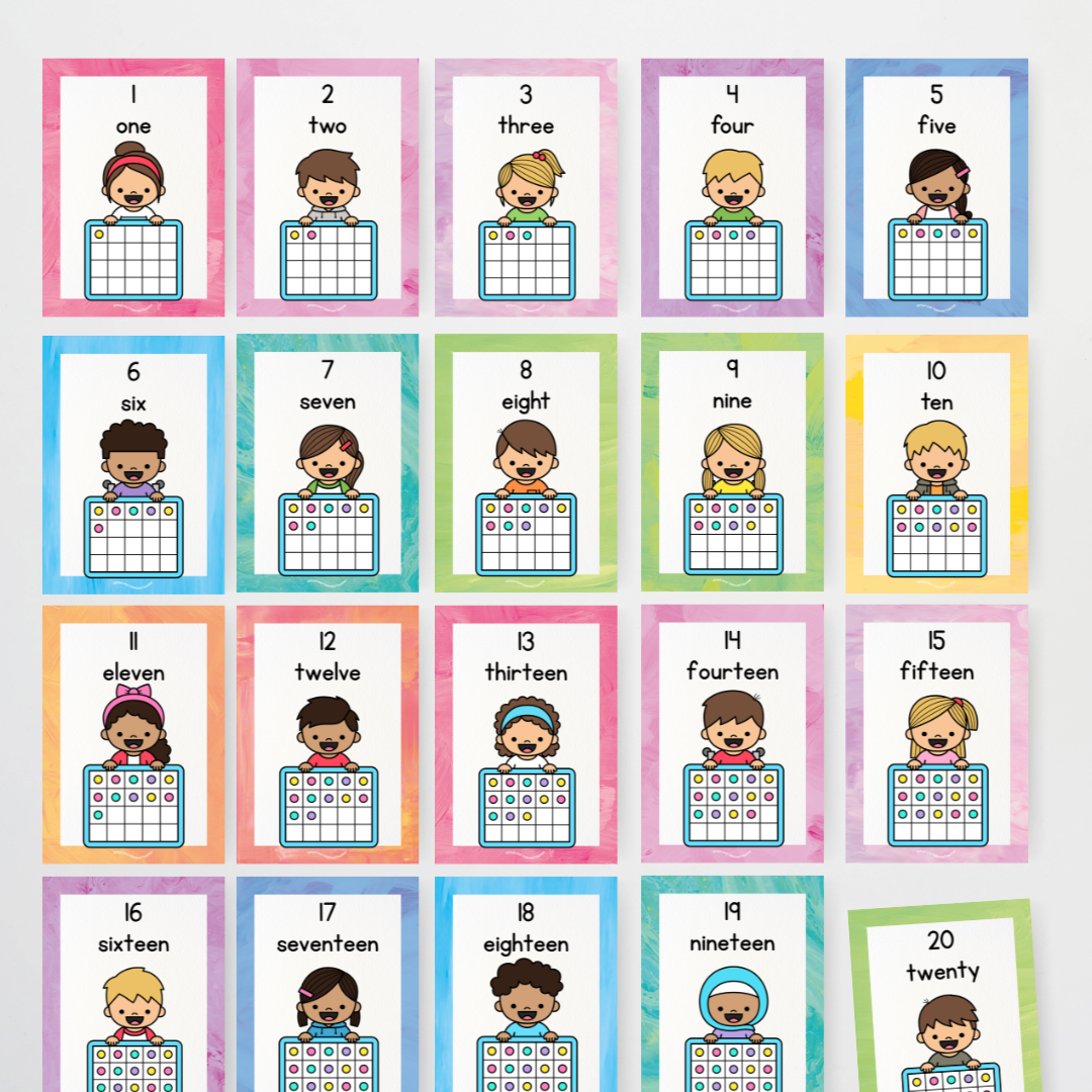 Pete Cromer: Ten Frames Posters - Sea Life Classroom Decor