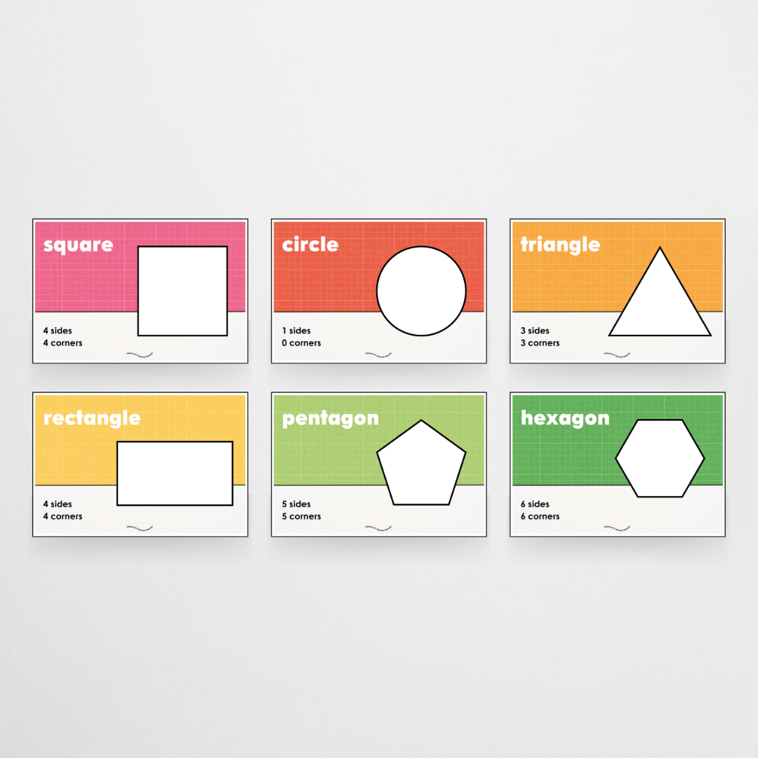 2D Shapes Posters - Back To School Classroom Decor
