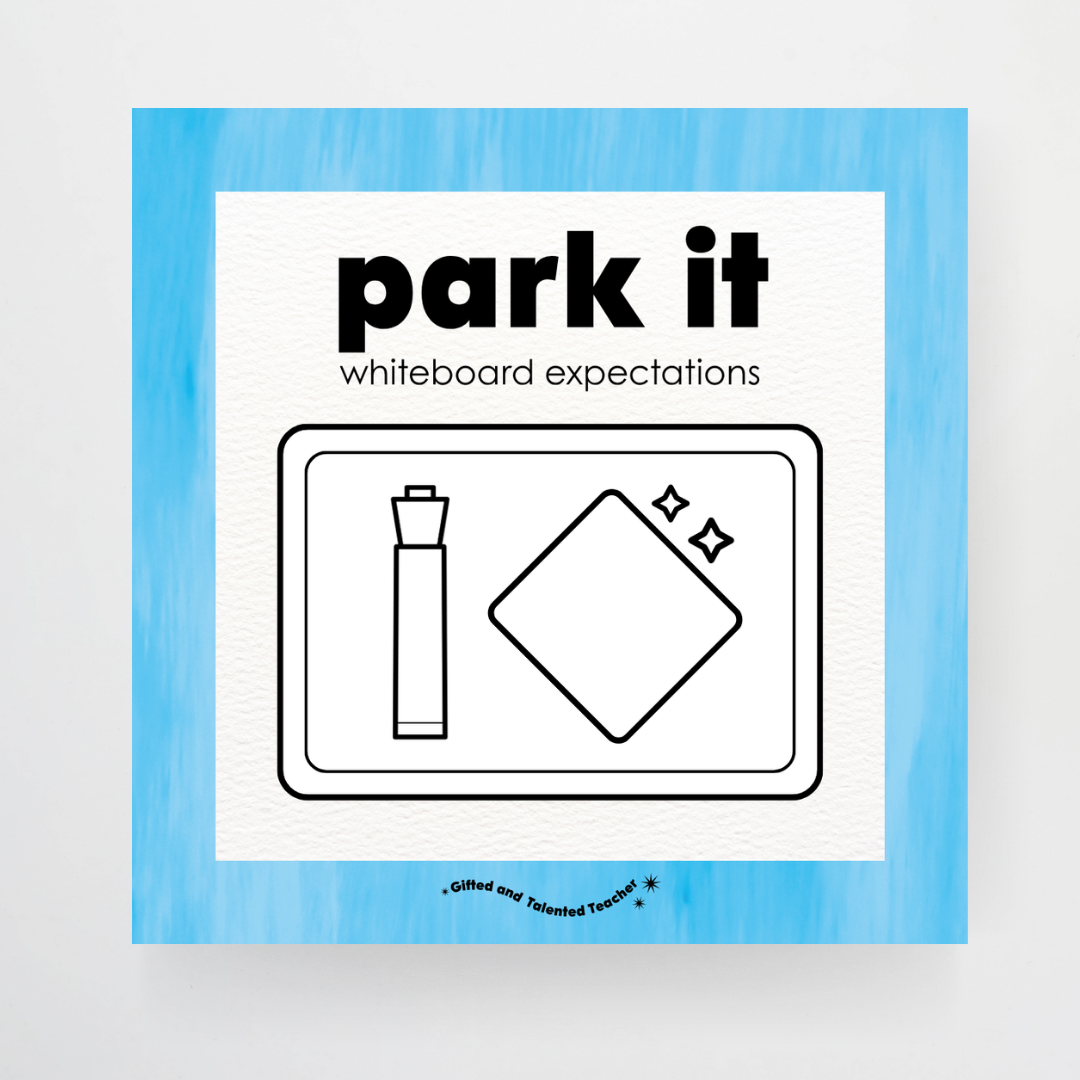 Pete Cromer: Mini Whiteboard Expectations, Prompts and Cues: Square Icons - Sea Life Classroom Decor