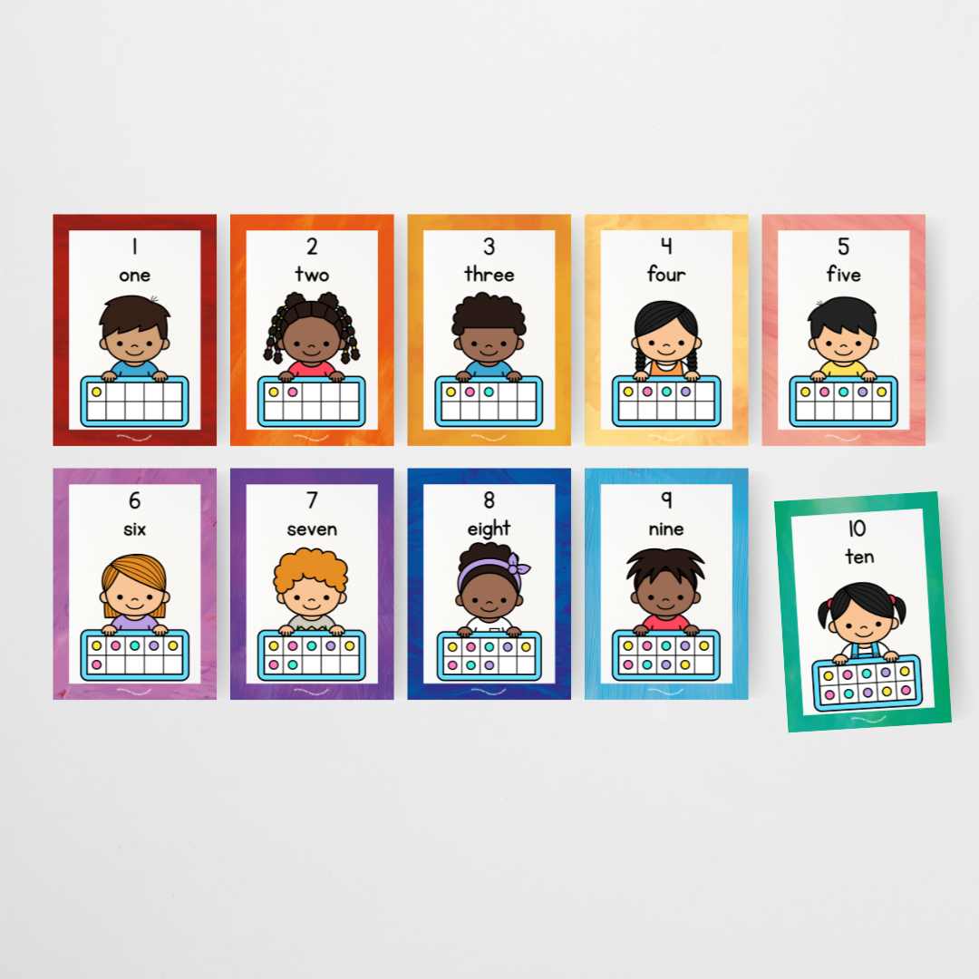 Pete Cromer: Ten Frames Posters - Insect Life Classroom Decor