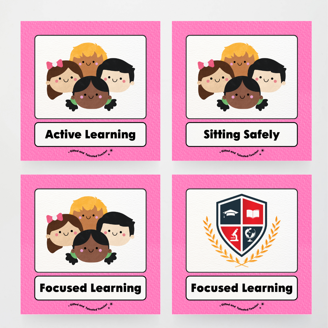 Inclusive Sitting Positions Editable Classroom Display - Rainbow Classroom Decor - Teacher Resources & Classroom Decor