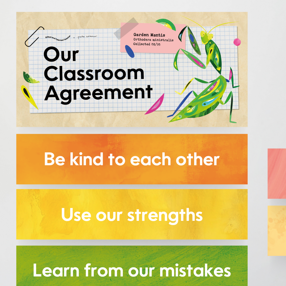 x Pete Cromer - Insect Life Classroom Decor (Upper Grades) Bundle