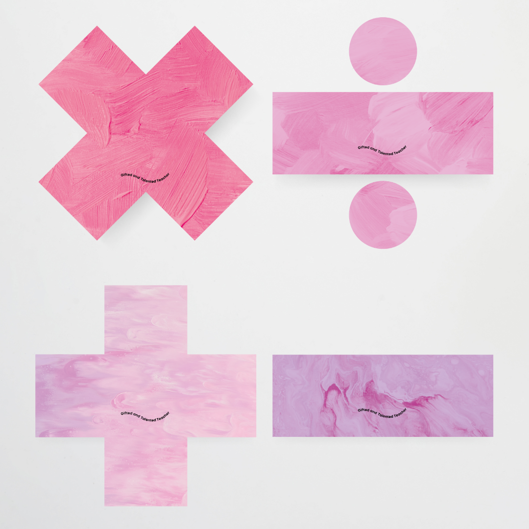 Pete Cromer: Maths Symbols and Vocabulary - Sea Life Classroom Decor