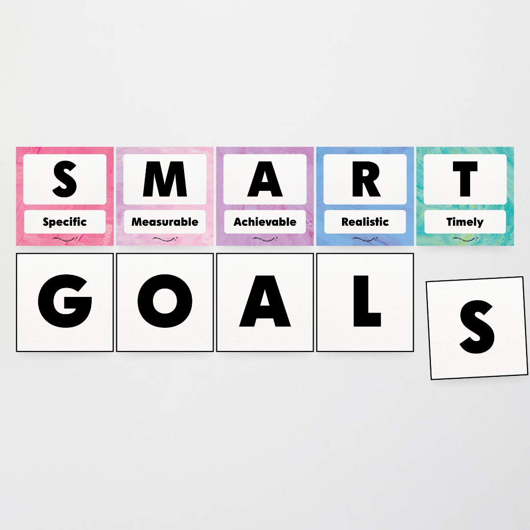 SMART Goal Setting: Wall Display - Sea Life Classroom Decor - Teacher Resources & Classroom Decor