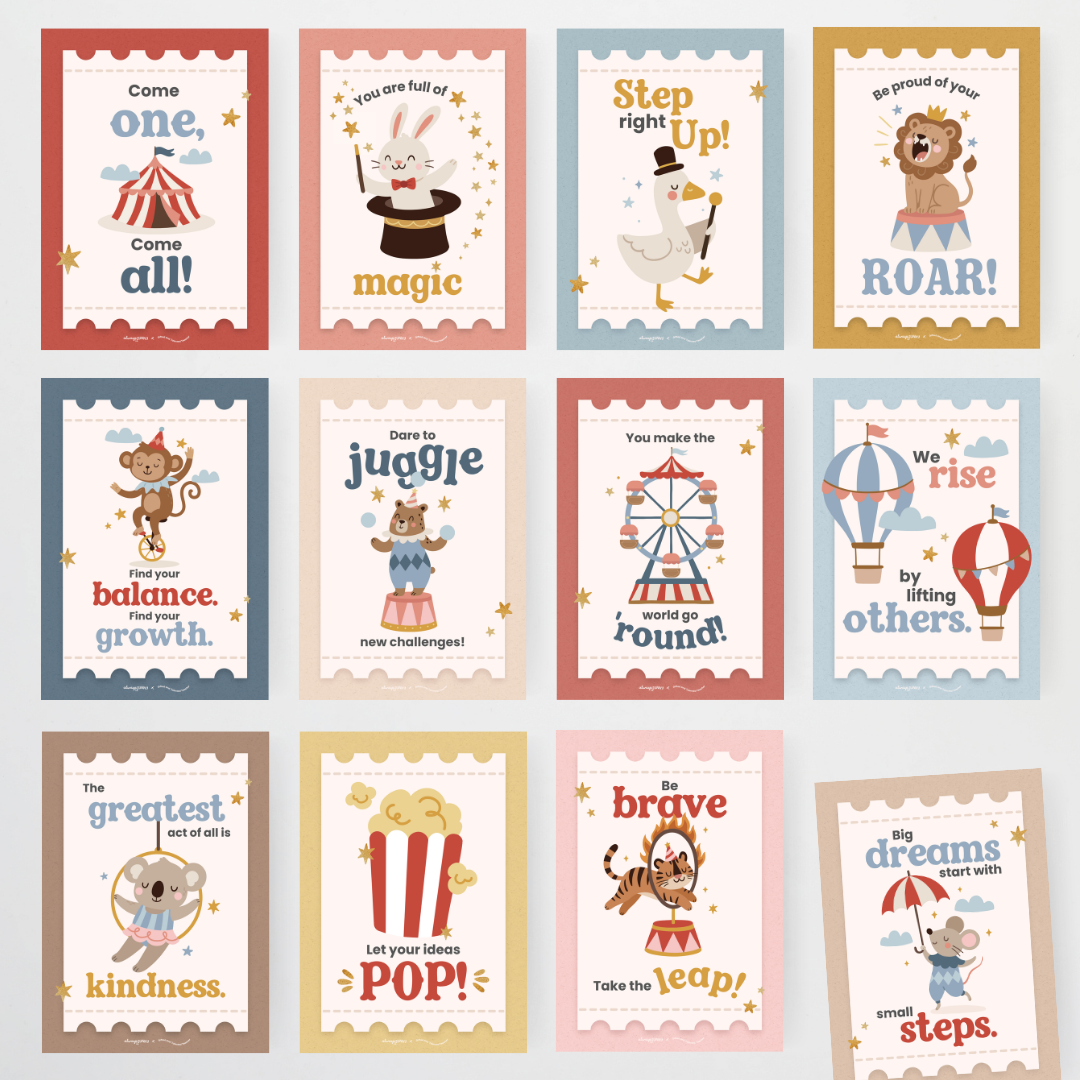 x Always Sunny Co. - Little Circus Classroom Decor Bundle