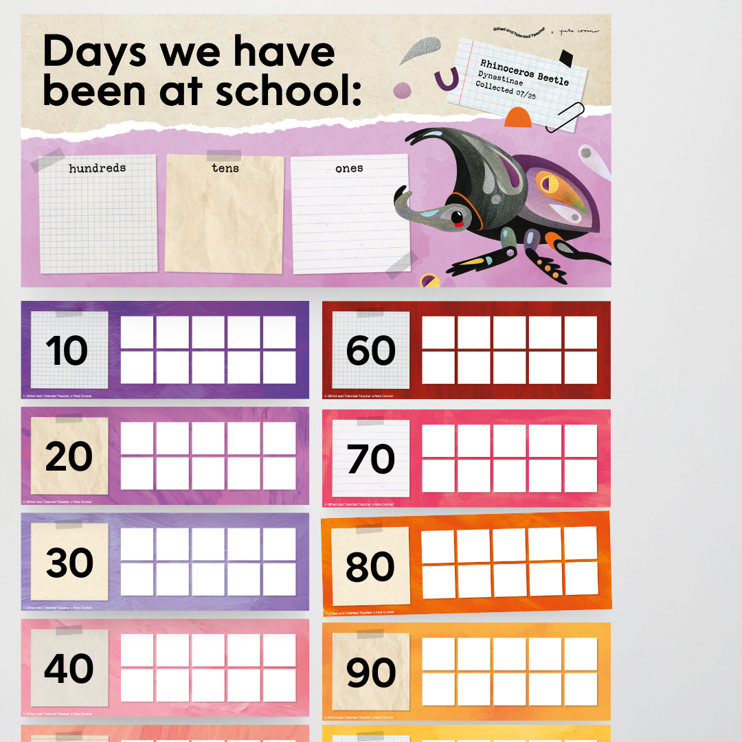 Pete Cromer: Days at School - Insect Life Classroom Decor