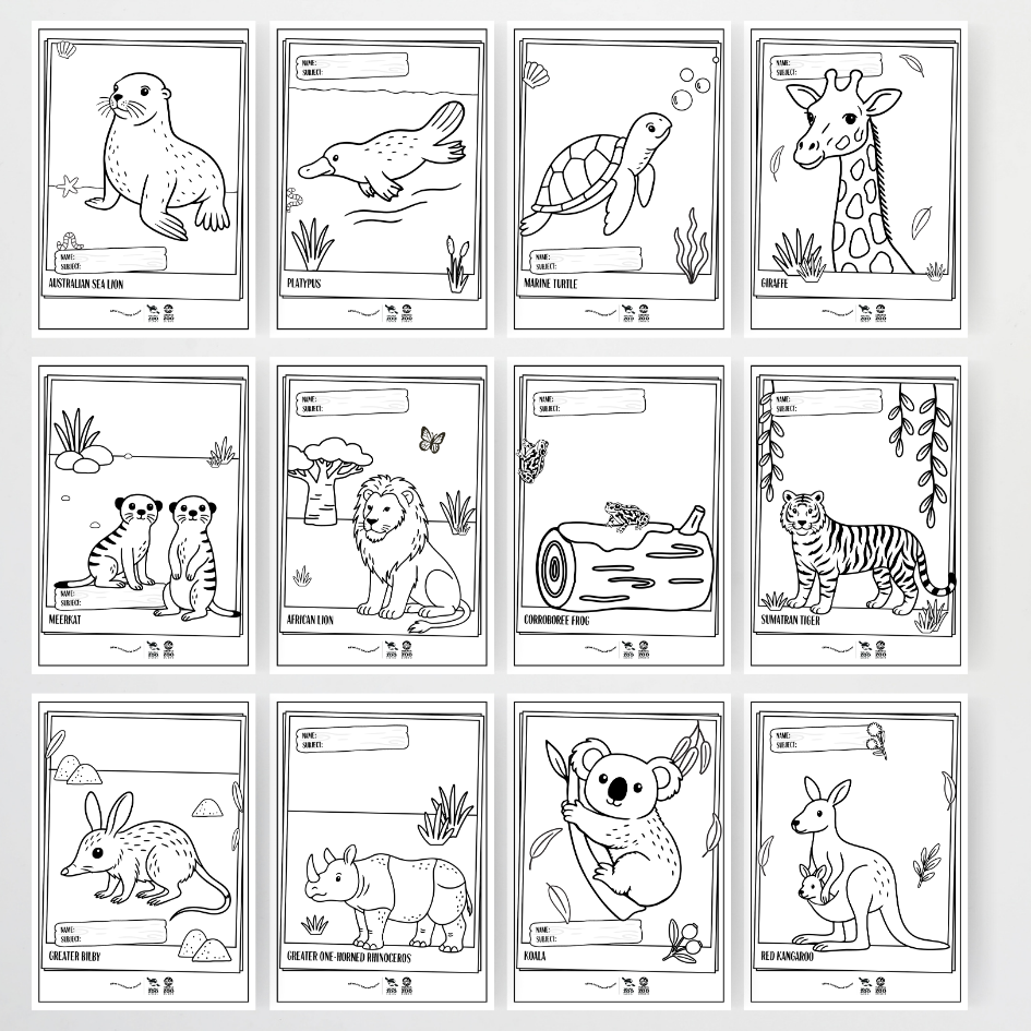 x Taronga Zoo Classroom Decor Bundle - Zoo-Themed Classroom Decor