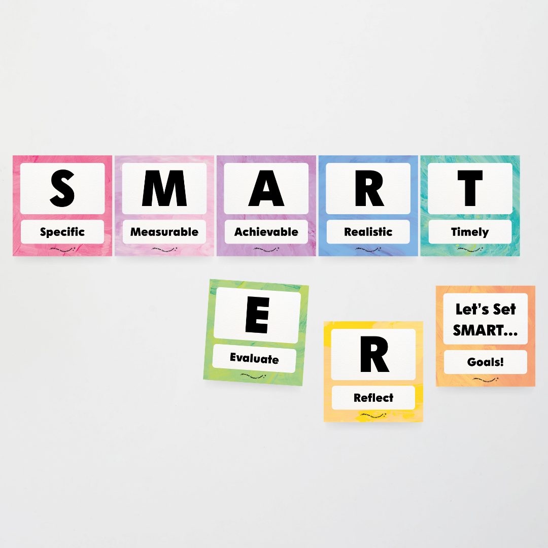 SMART Goal Setting: Wall Display - Sea Life Classroom Decor - Teacher Resources & Classroom Decor
