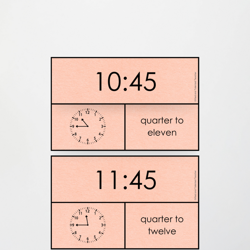 10 Quarter Graph Relative Time - 'quarter to' the hour | Maths Teaching Resources