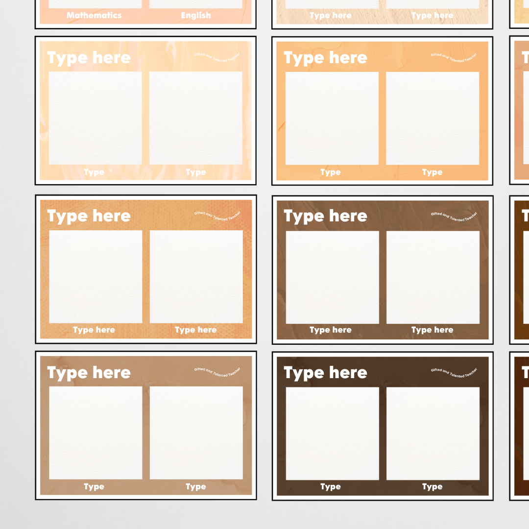 Goal Setting Bundle - Neutral Classroom Decor