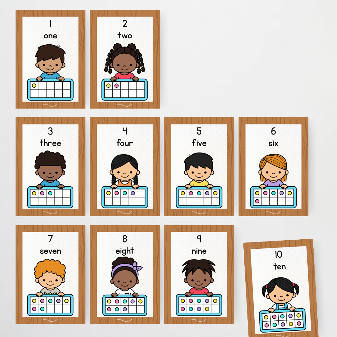 Ten Frames Posters - Place Value Posters: Numbers 0-20 Back To School Classroom Decor
