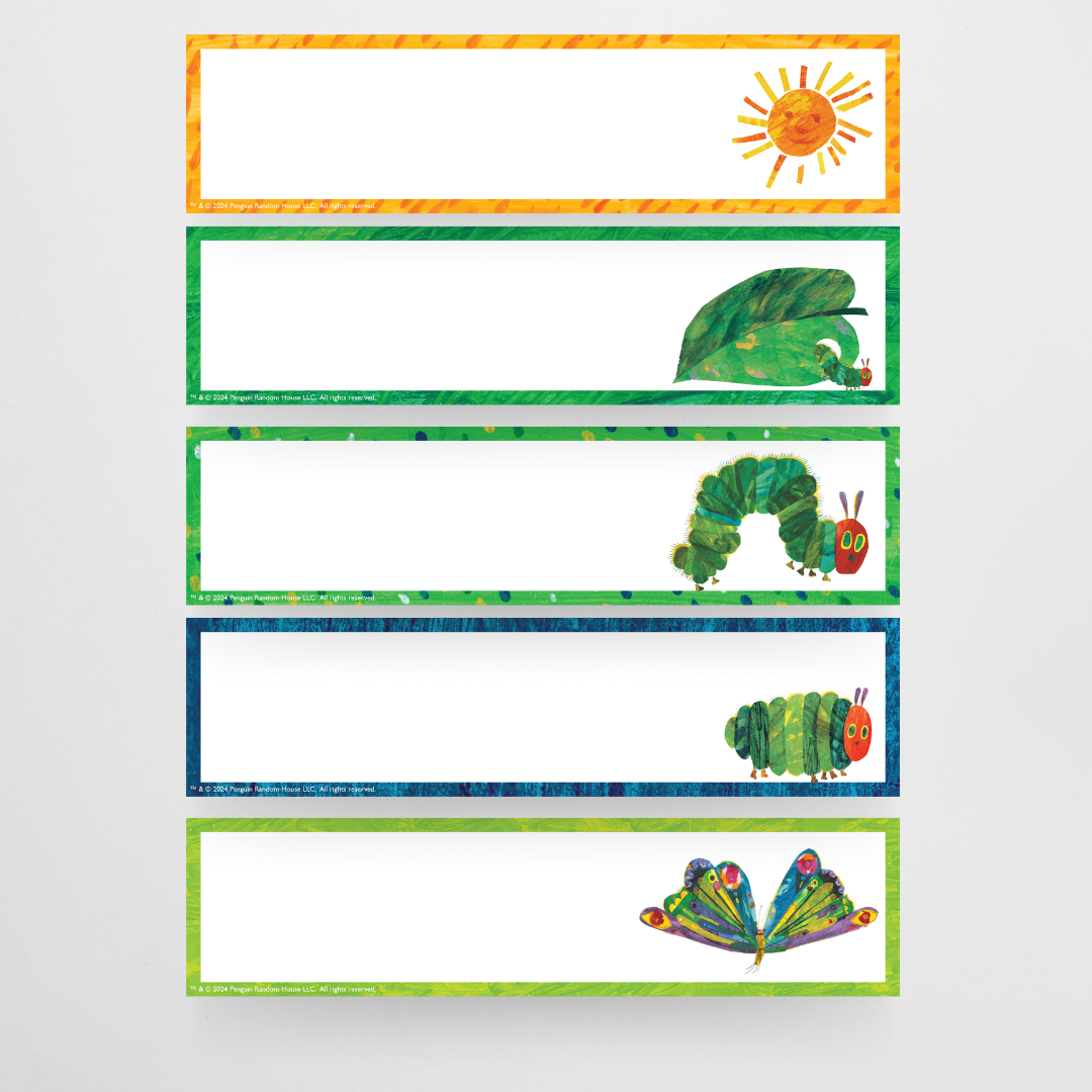 Rectangle Medium Labels - The Very Hungry Caterpillar™