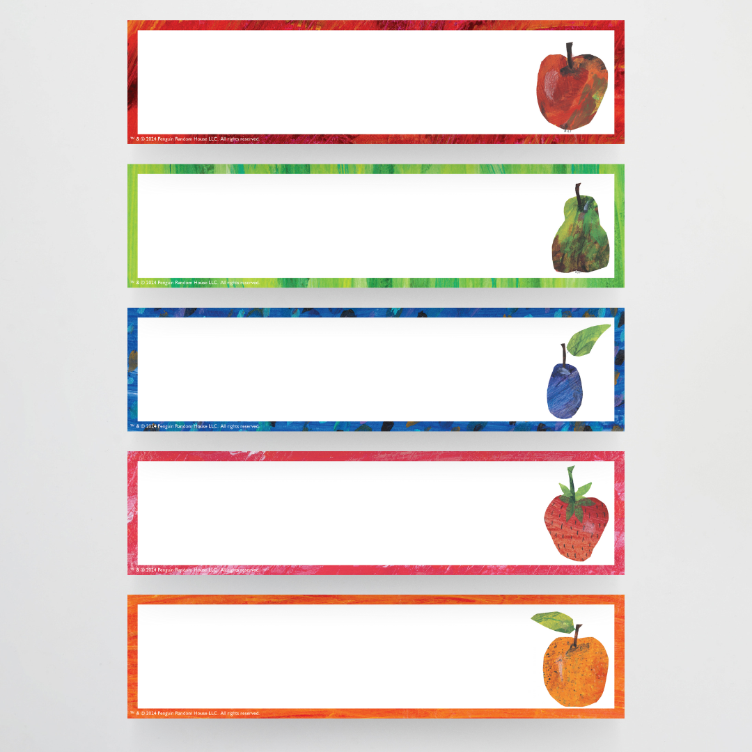 Rectangle Medium Labels - The Very Hungry Caterpillar™