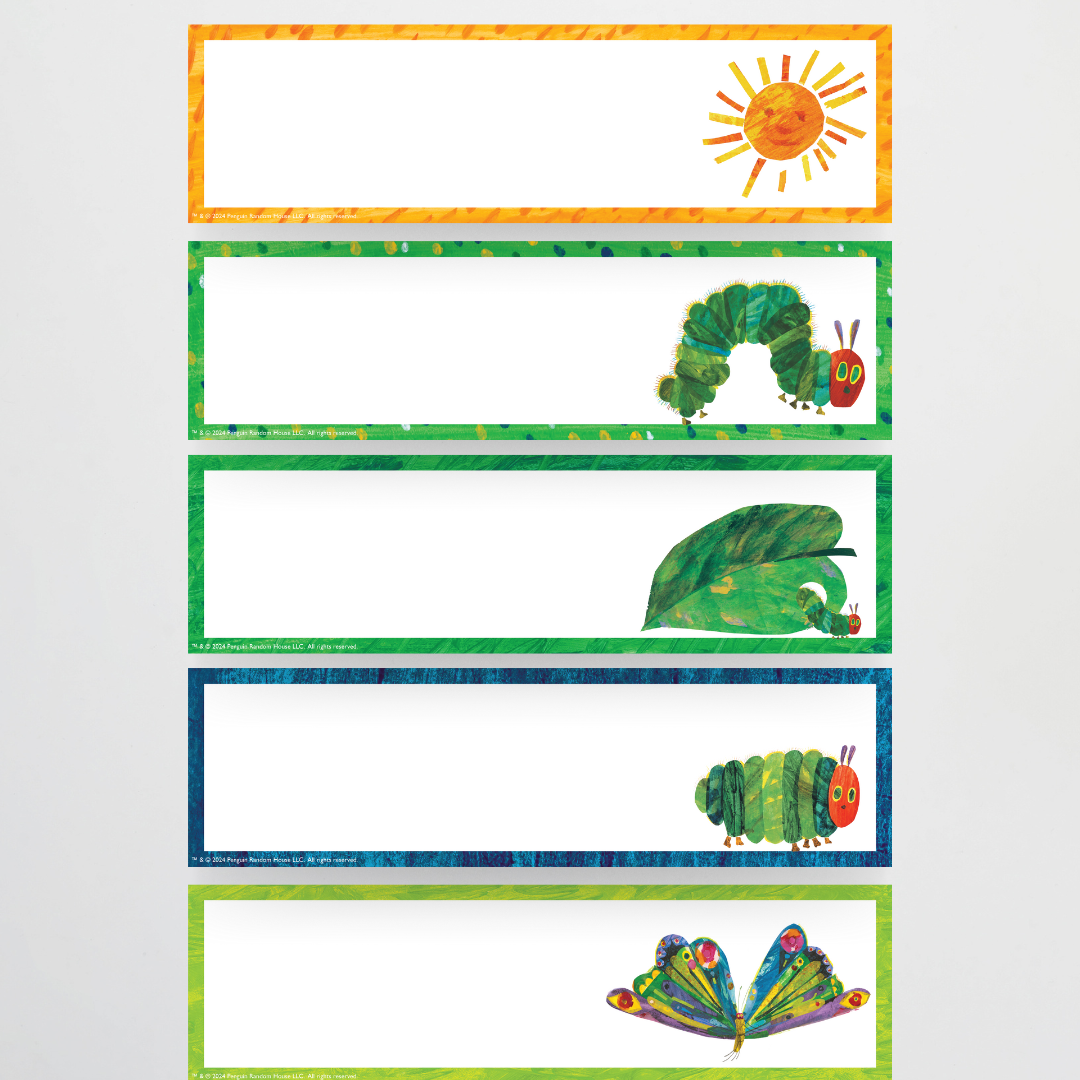 Rectangle Tub Labels - The Very Hungry Caterpillar™