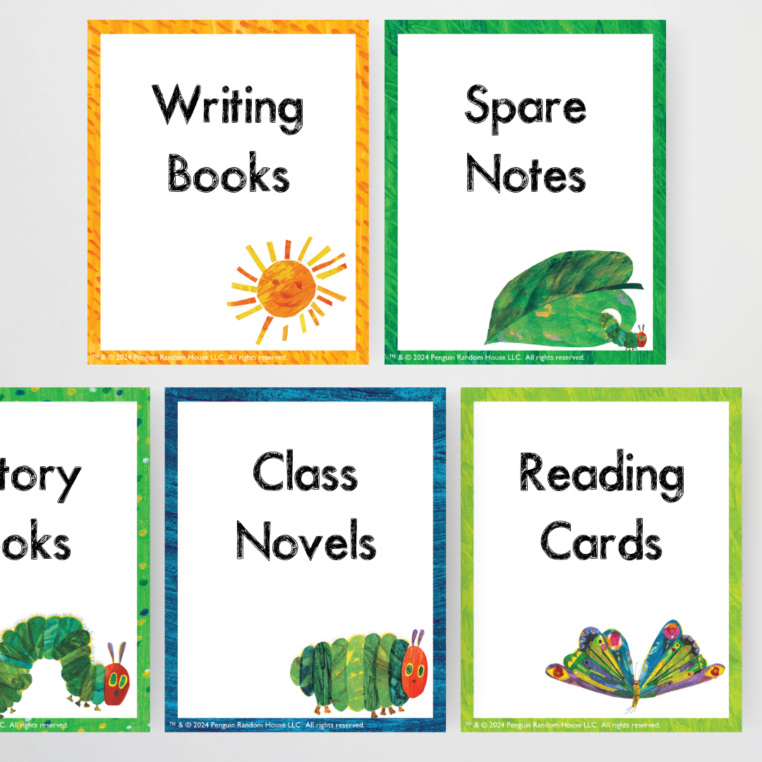 Book Box Labels - The Very Hungry Caterpillar™