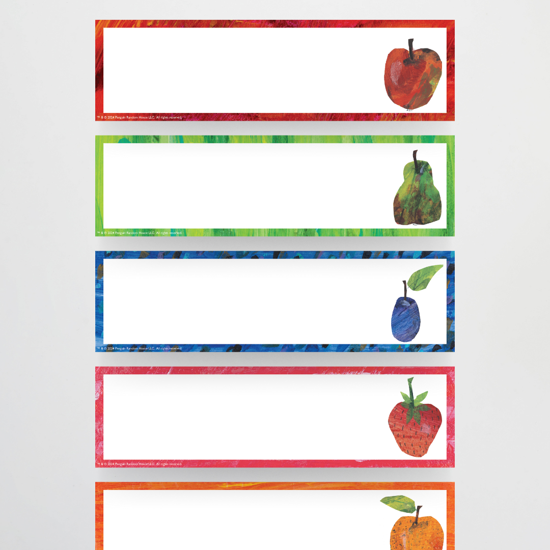 Rectangle Tub Labels - The Very Hungry Caterpillar™