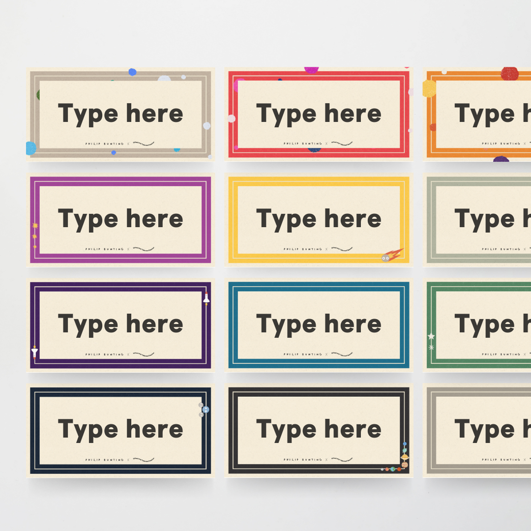 Philip Bunting: Rectangle Labels - Watch this Space Classroom Decor - Teacher Resources & Classroom Decor