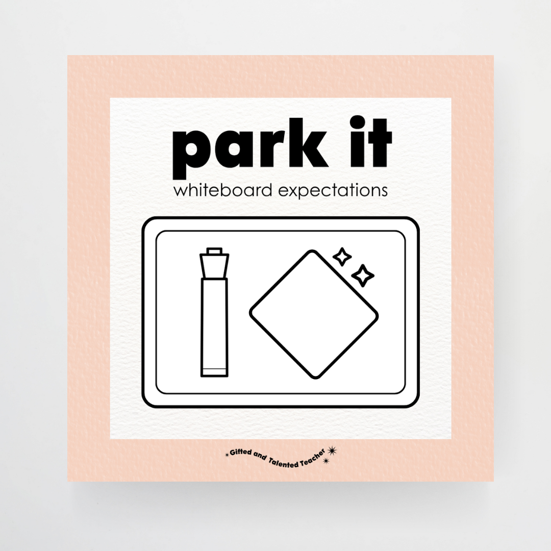 Mini Whiteboard Expectations, Prompts and Cues: Square Icons - Farmers Market Classroom Decor