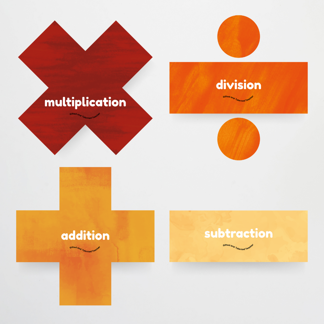 Pete Cromer: Maths Symbols and Vocabulary - Insect Life Classroom Decor