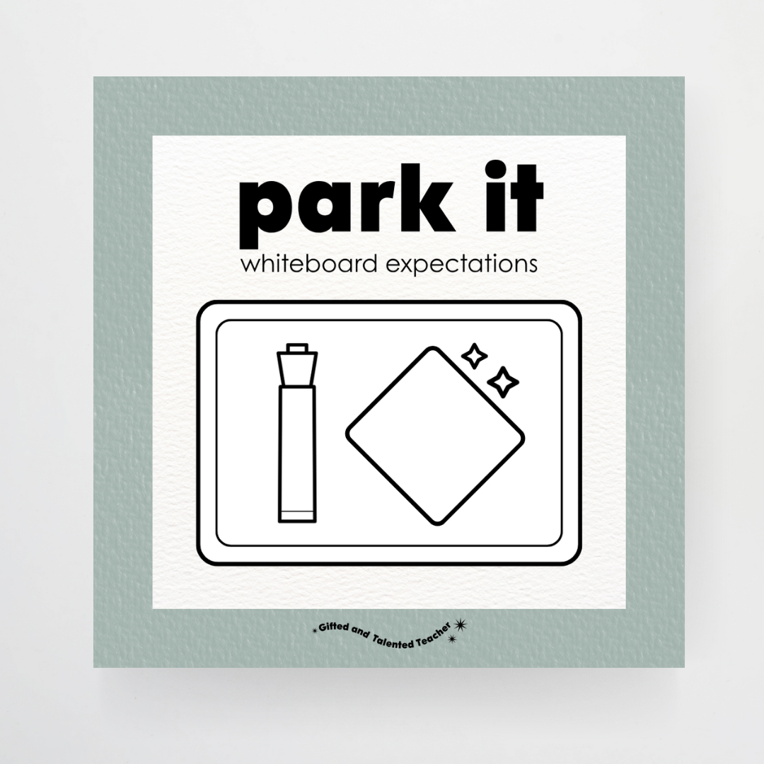 Mini Whiteboard Expectations, Prompts and Cues: Square Icons - Farmers Market Classroom Decor