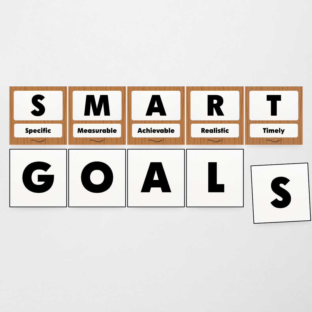 SMART Goal Setting: Wall Display - Back To School Classroom Decor