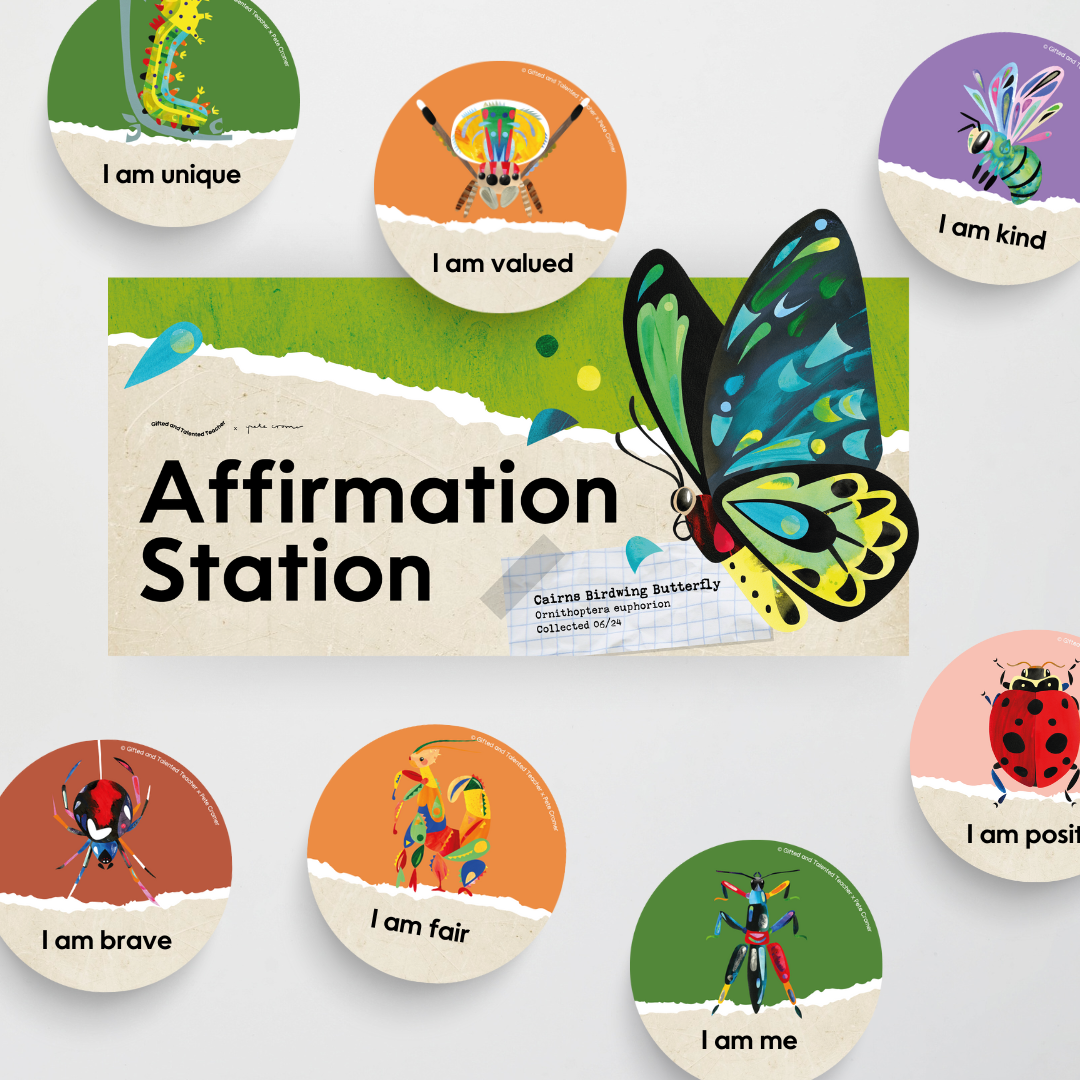 Pete Cromer: Affirmation Station - Insect Life Classroom Decor