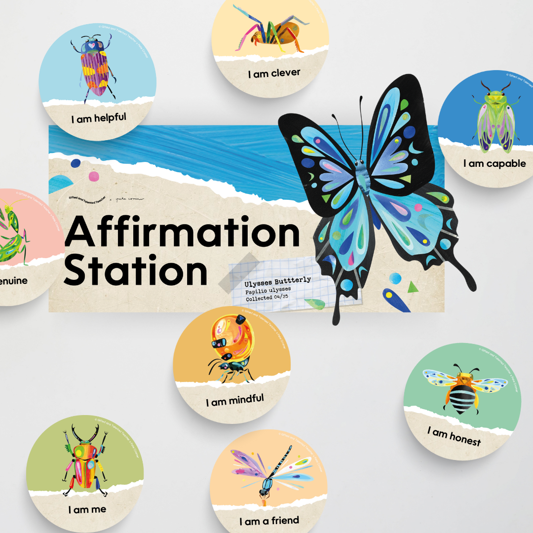 Pete Cromer: Affirmation Station - Insect Life Classroom Decor