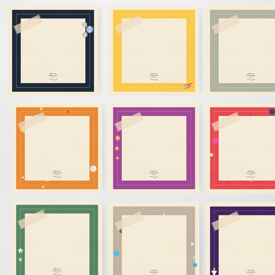 Philip Bunting: Square Labels - Watch this Space Classroom Decor - Teacher Resources & Classroom Decor