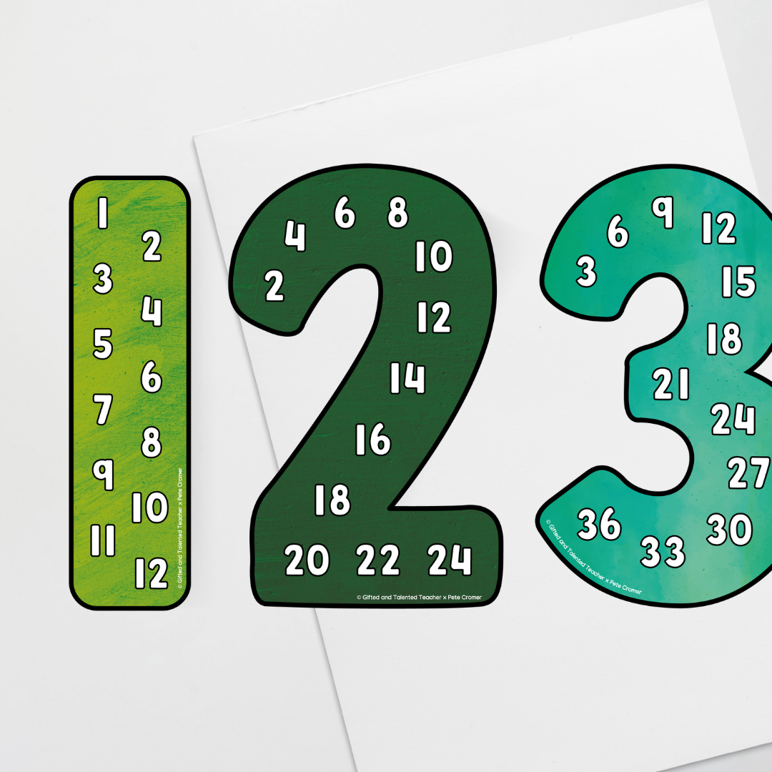 Pete Cromer: Skip Counting Numbers - Insect Life Classroom Decor