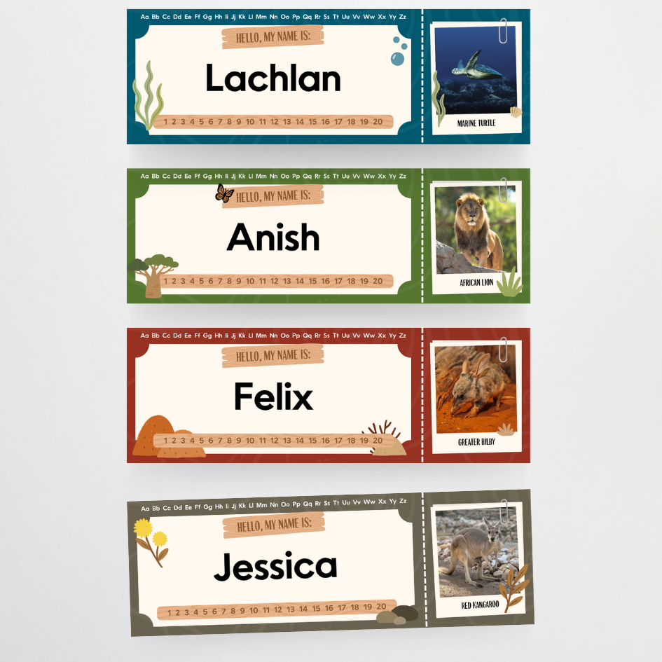 x Taronga Zoo Classroom Decor Bundle - Zoo-Themed Classroom Decor