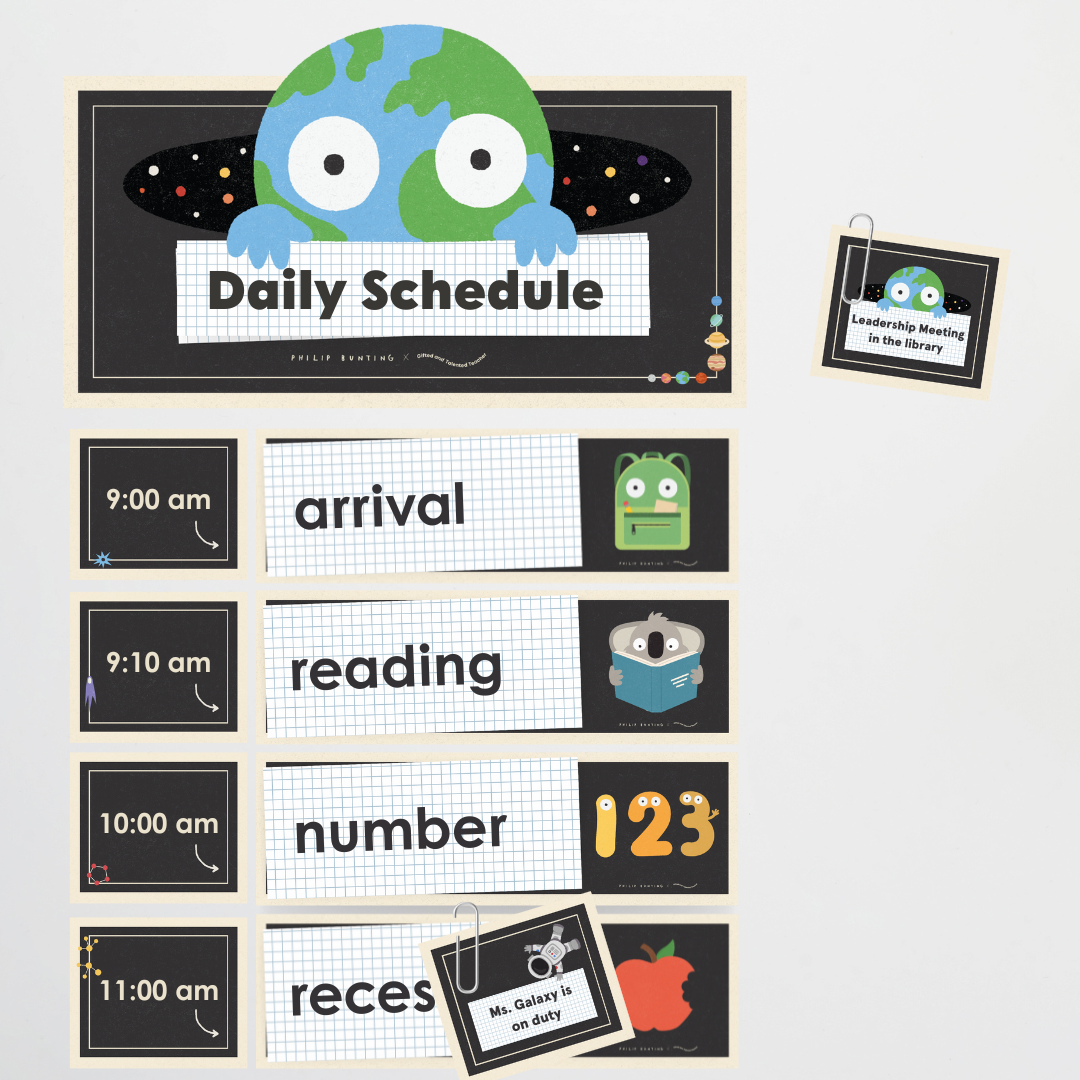 x Philip Bunting - Watch this Space Classroom Decor Bundle